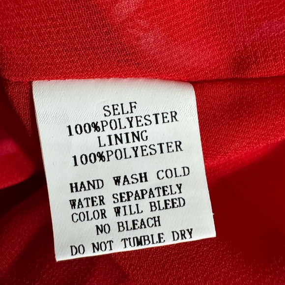 PINCH Teresa Dress Medium – Red Pink Heart Print Ruffle Skirt, Valentine’s Style - Picture 7 of 7